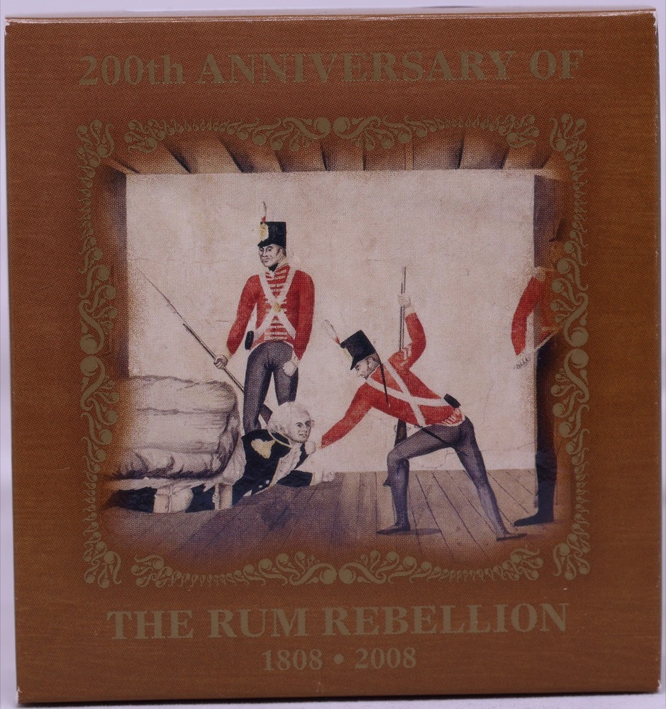 2008 Silver One Ounce Proof Coin Rum Rebellion product image