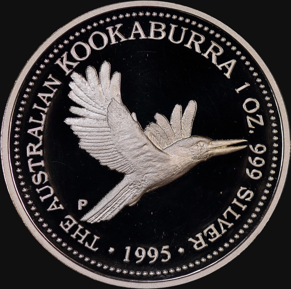 1995 Silver One Ounce Proof Coin Kookaburra product image