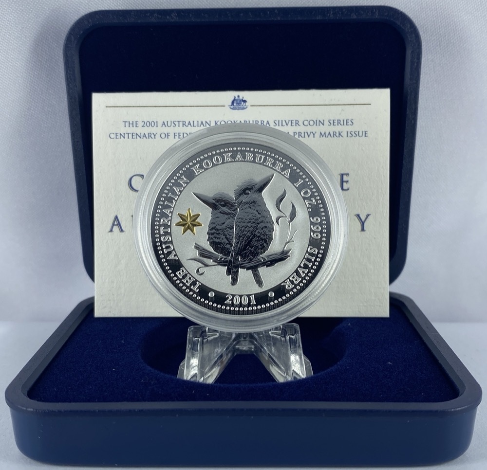 2001 Silver One Ounce Specimen Privy Mark Federation Star product image