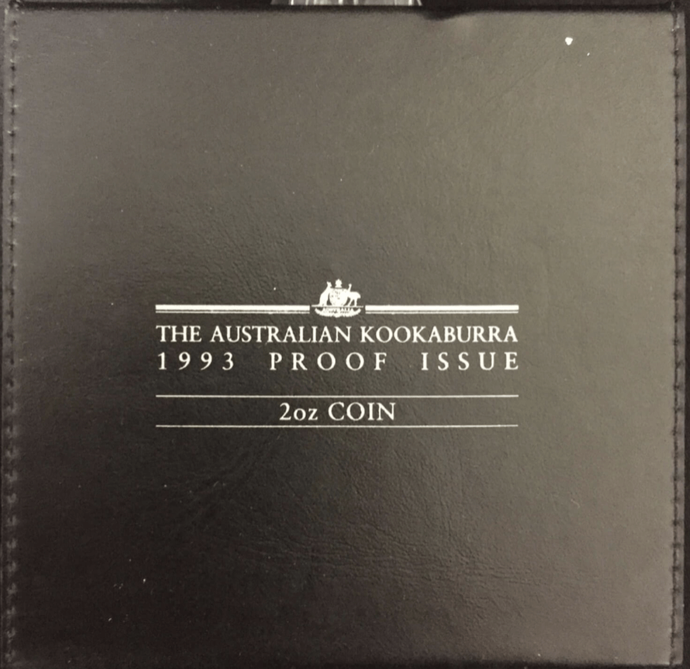 1993 Silver Two Ounce Proof Coin Kookaburra product image