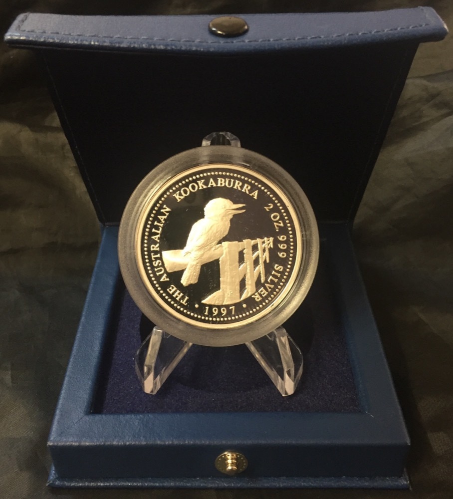 1997 Silver Two Ounce Proof Coin Kookaburra product image