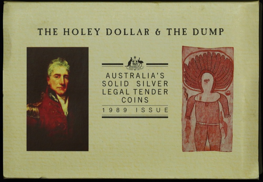 Australia 1989 Silver Proof Holey Dollar And Dump Coin Set product image