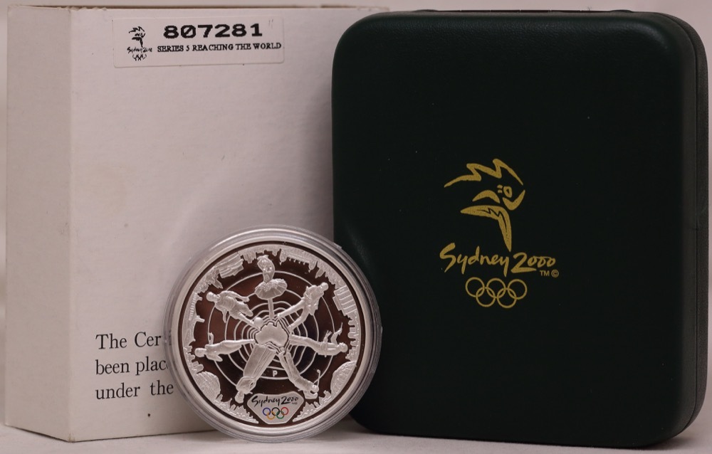 2000 Silver Olympic Proof Coin Reaching the World (II) product image