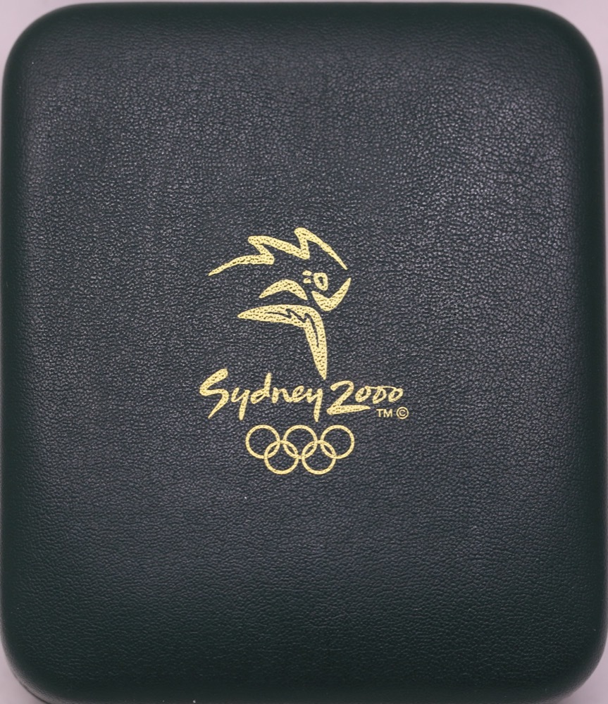 2000 Silver Olympic Proof Coin Frill-Necked Lizard and Sturt's Desert Pea product image