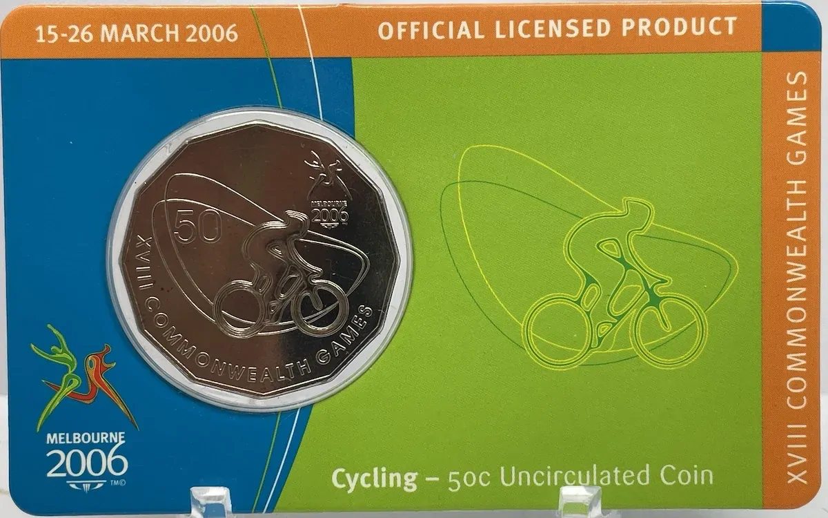 2006 50 Cent Unc Melbourne Commonwealth Games - Cycling product image