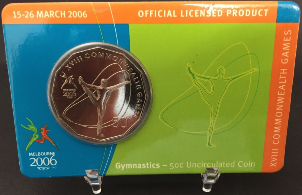 2006 50 Cent Unc Melbourne Commonwealth Games - Gymnastics product image