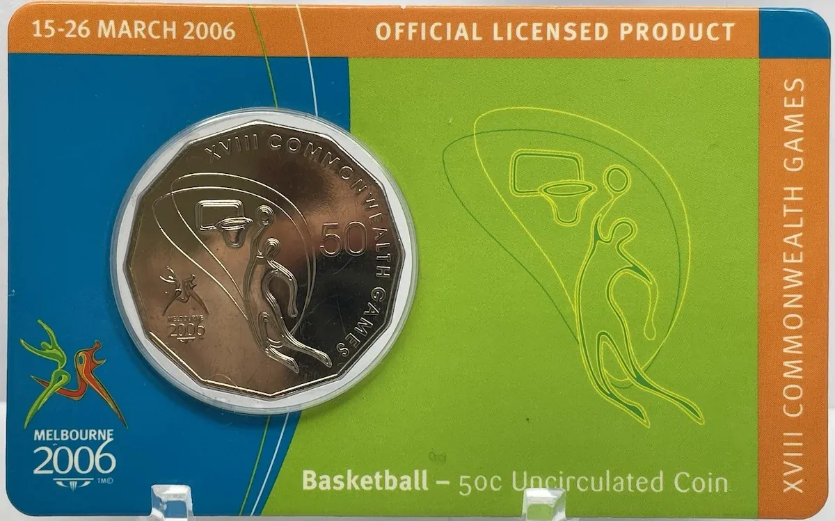 2006 50 Cent Unc Melbourne Commonwealth Games - Basketball product image