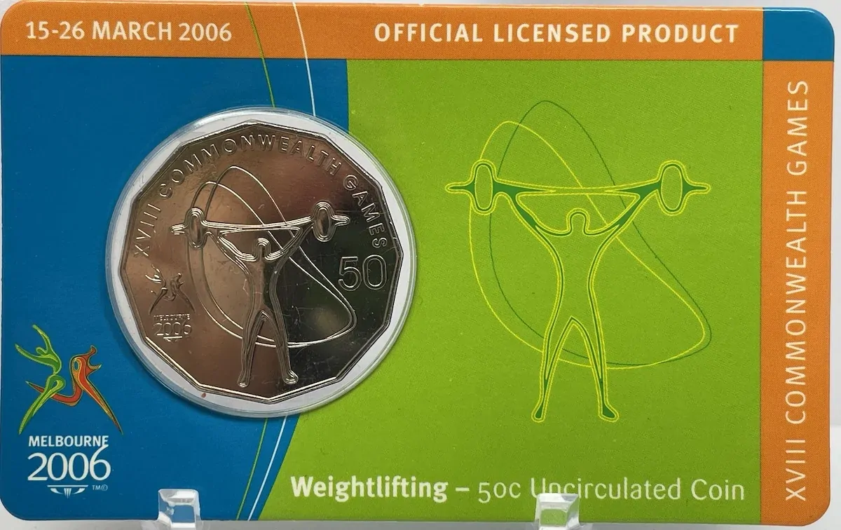 2006 50 Cent Unc Melbourne Commonwealth Games - Weightlifting product image