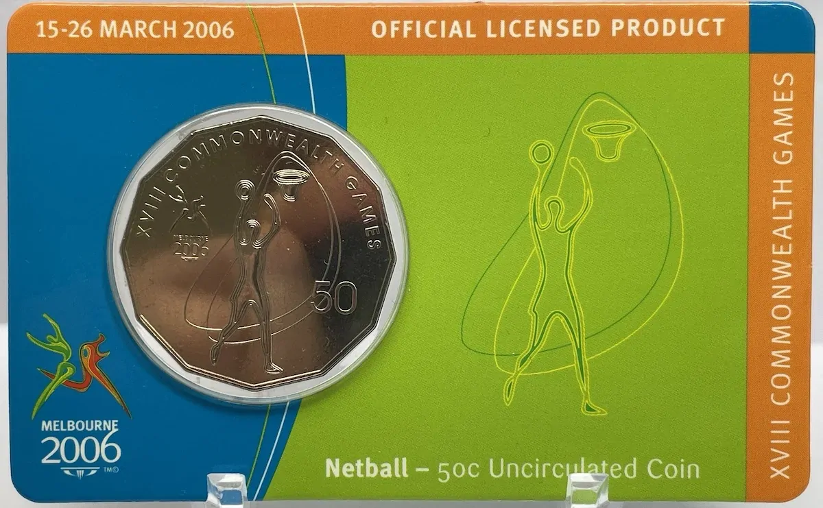 2006 50 Cent Unc Melbourne Commonwealth Games - Netball product image