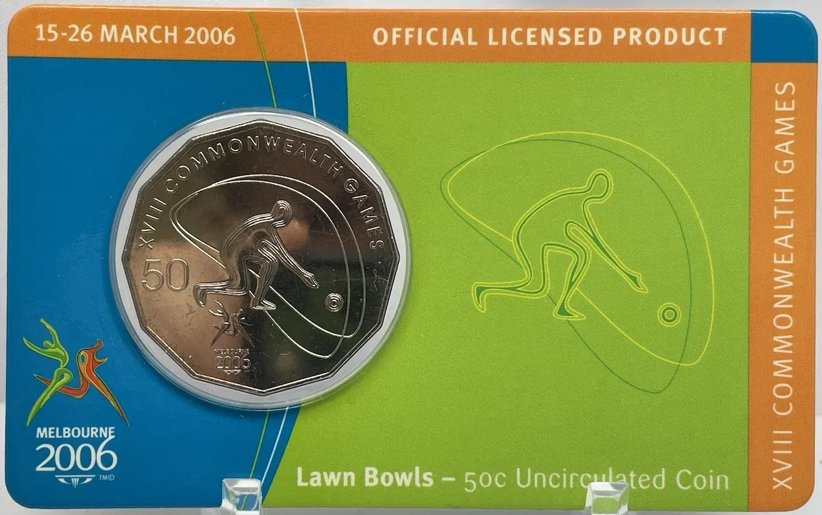 2006 50 Cent Unc Melbourne Commonwealth Games - Lawn Bowls product image
