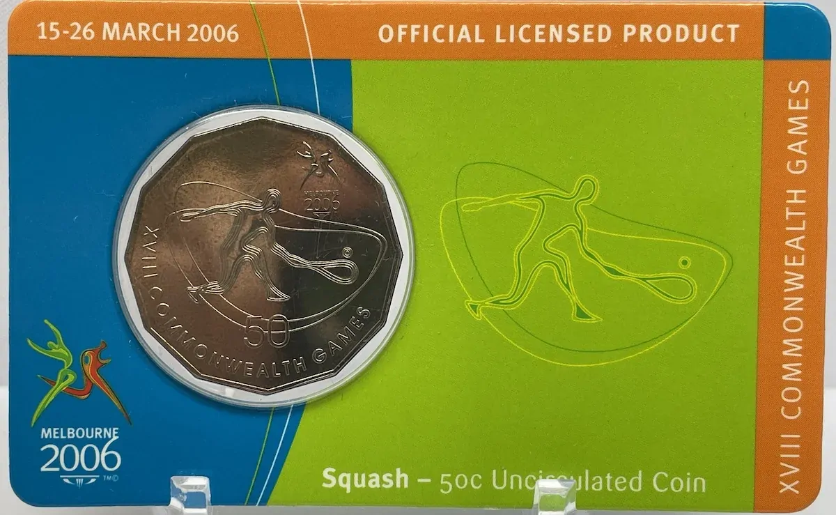 2006 50 Cent Unc Melbourne Commonwealth Games - Squash product image