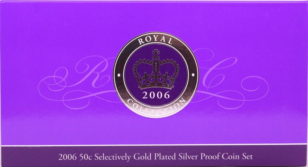 2006 Fifty Cent Set Royal Collection - 80th Birthday And Royal Visit product image