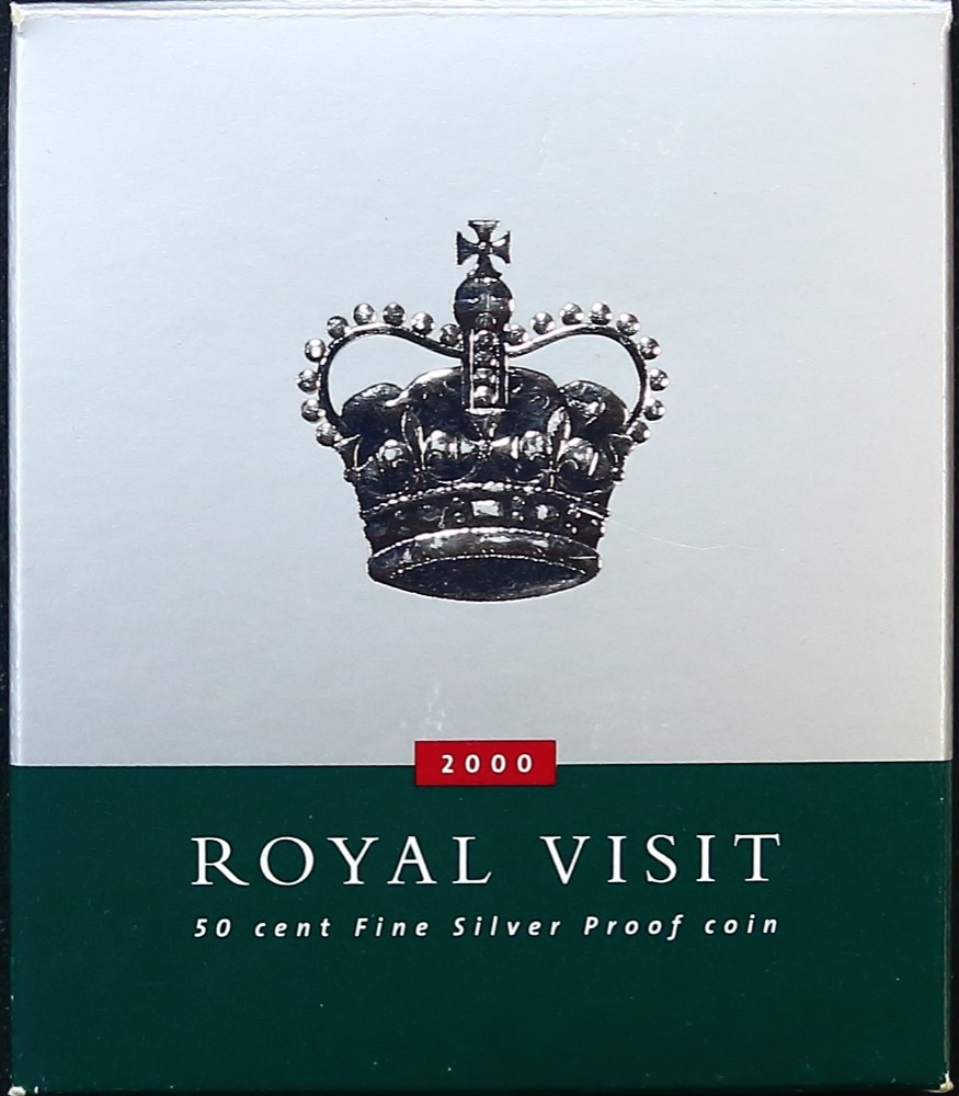 2000 Silver Fifty Cent Proof Royal Visit product image