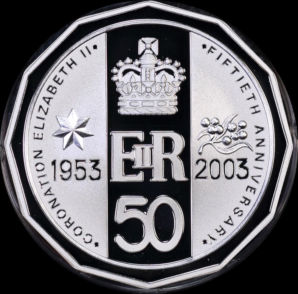 2003 Fifty Cent Proof Coin Coronation product image