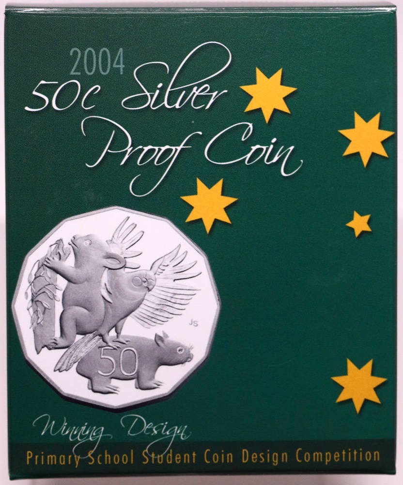 2004 Fifty Cent Proof Wombat Student Design product image