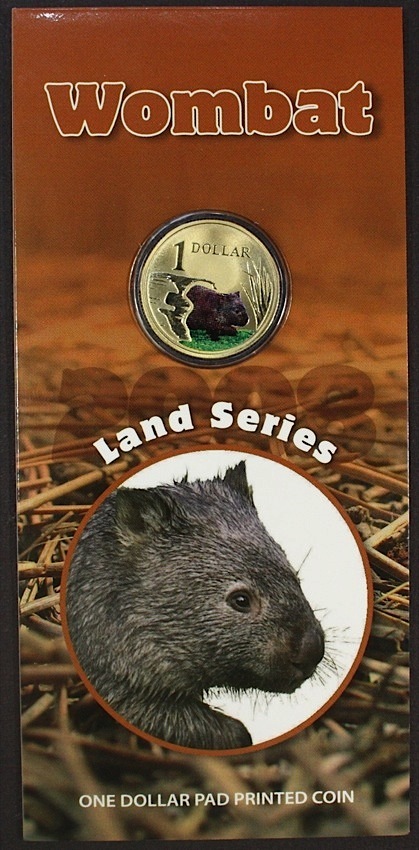 2008 One Dollar Unc Coin Land Series Wombat product image