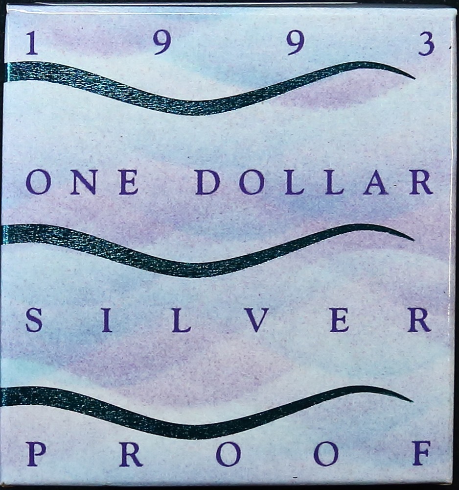 1993 One Dollar Silver Proof Coin Landcare product image