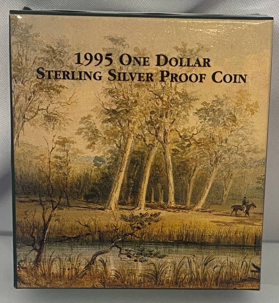 1995 One Dollar Silver Proof Coin - Waltzing Matilda product image