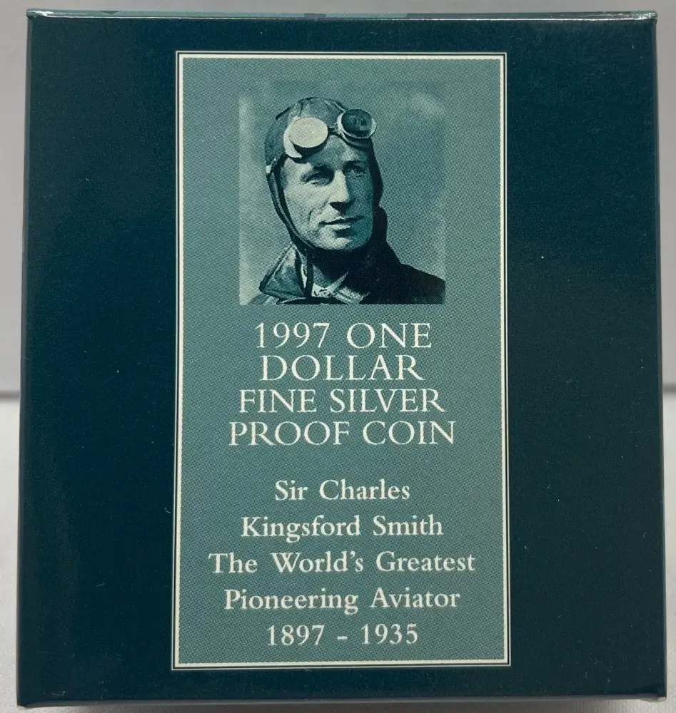 1997 1 Dollar Silver Proof Coin Kingsford Smith product image