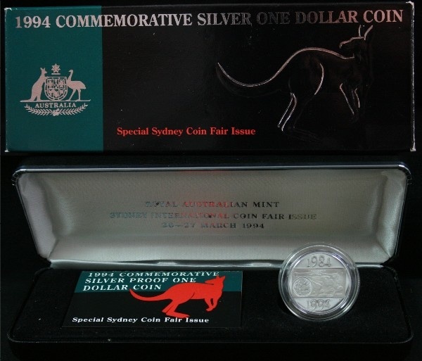 1994 One Dollar Silver Proof Coin Fair Decade Of The Dollar product image