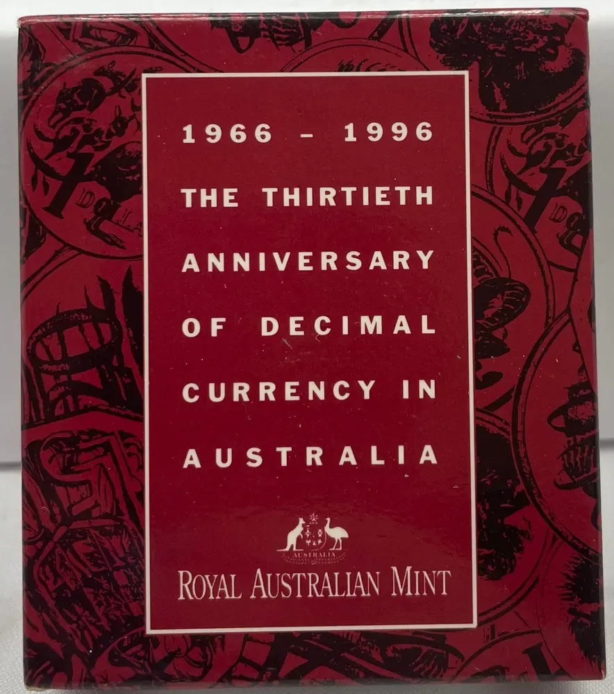 1996 1 Dollar Silver Proof Ballot Issue 30th Anniversary Of Decimal Currency product image