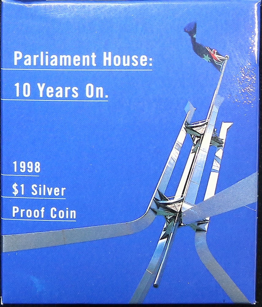 1998 One Dollar Proof Ballot Issue New Parliament House product image