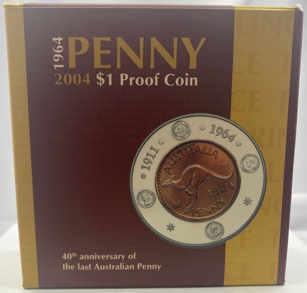 2004 One Dollar Proof Ballot Issue 1964 Penny 40th Anniversary product image