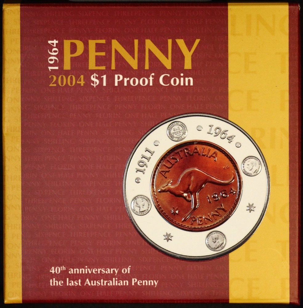 2004 One Dollar Proof Ballot Issue 1964 Penny 40th Anniversary product image