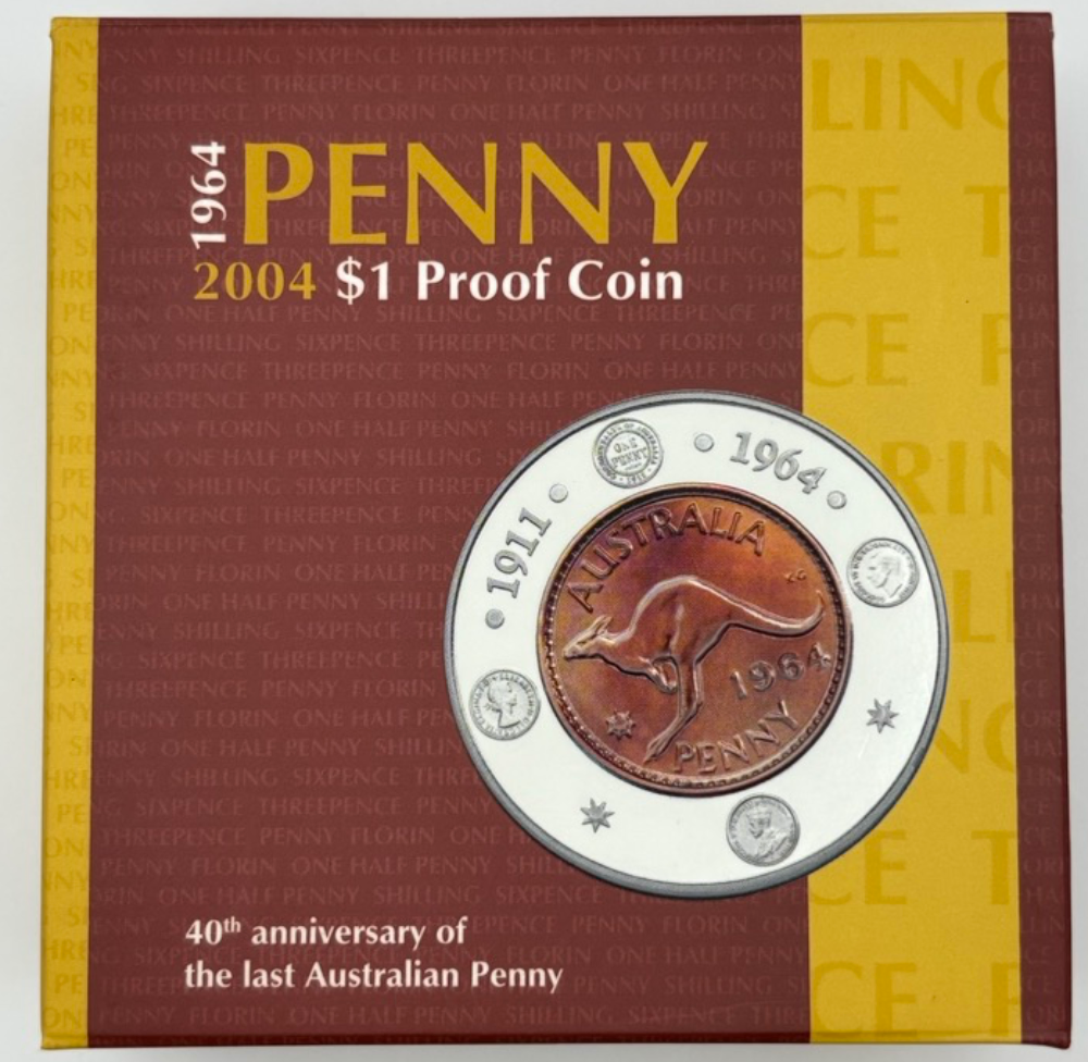 2004 $1 Silver Proof Coin Ballot Issue 1964 Penny 40th Anniversary product image