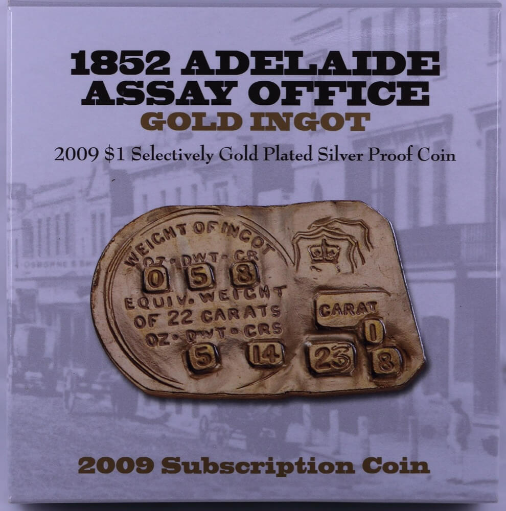 2009 One Dollar Proof Ballot Issue Adelaide Ingot product image
