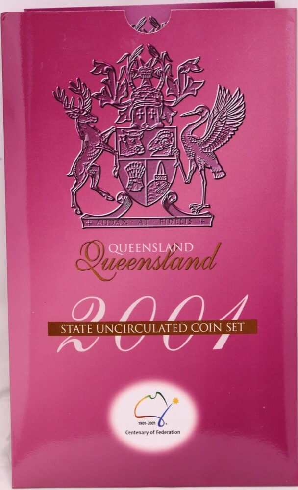 2001 Federation Three Coin Uncirculated Set Queensland product image