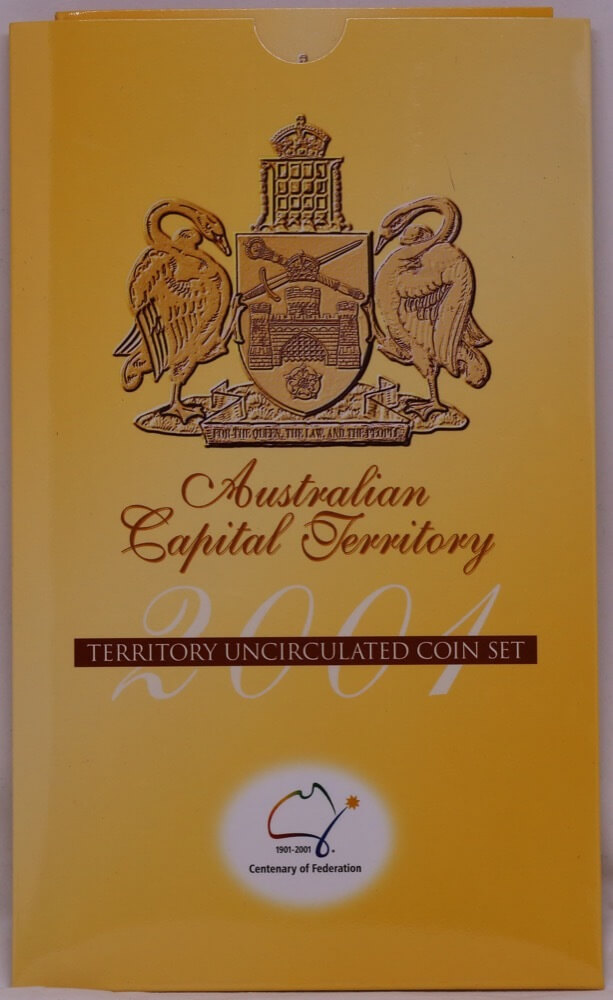 2001 Federation Three Coin Uncirculated Set Australian Capital Territory product image
