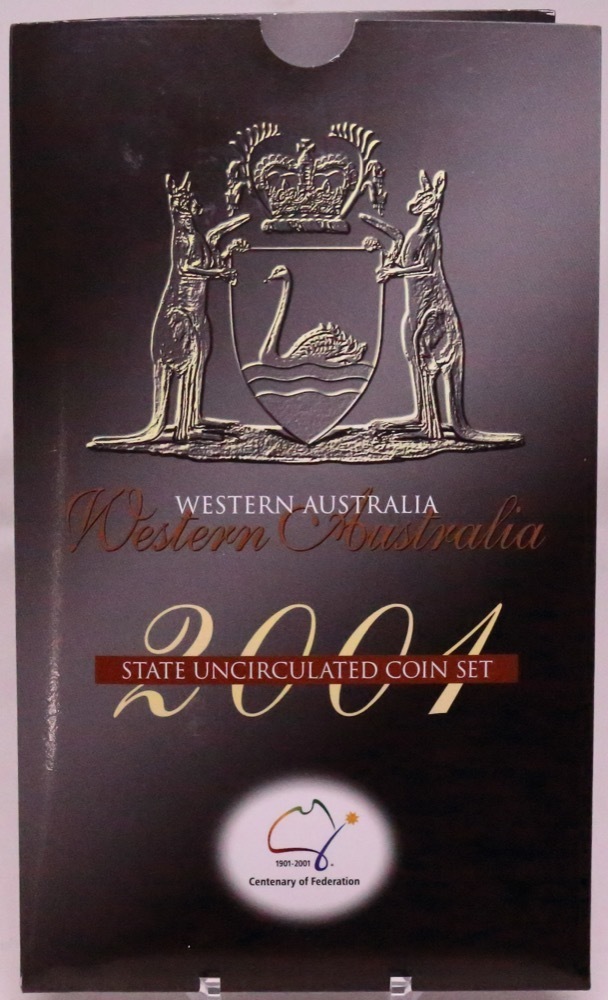 Australia 2001 Federation Three Coin Uncirculated Set Western Australia product image
