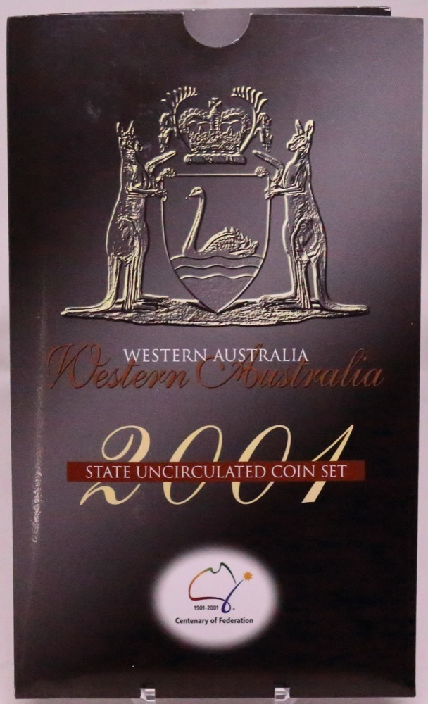 Australia 2001 Federation Three Coin Uncirculated Set Western Australia product image