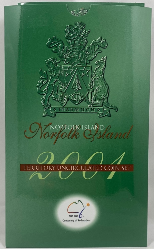 2001 Federation Three Coin Uncirculated Set Norfolk Island product image