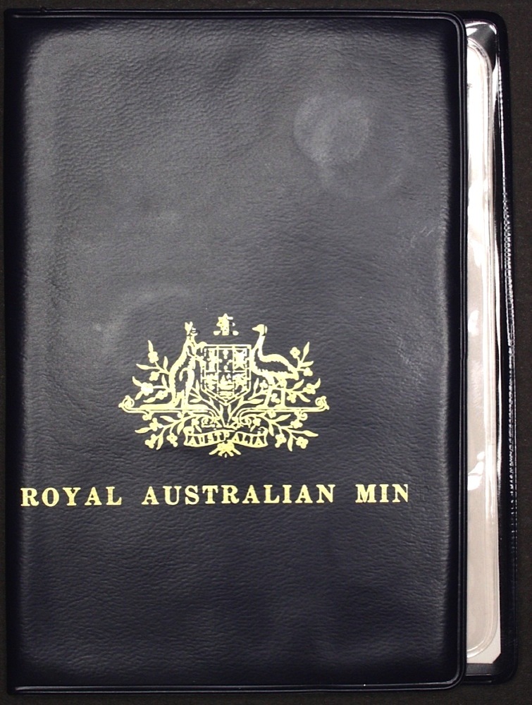 Australia 1969 Uncirculated Mint Coin Set Blue Wallet product image