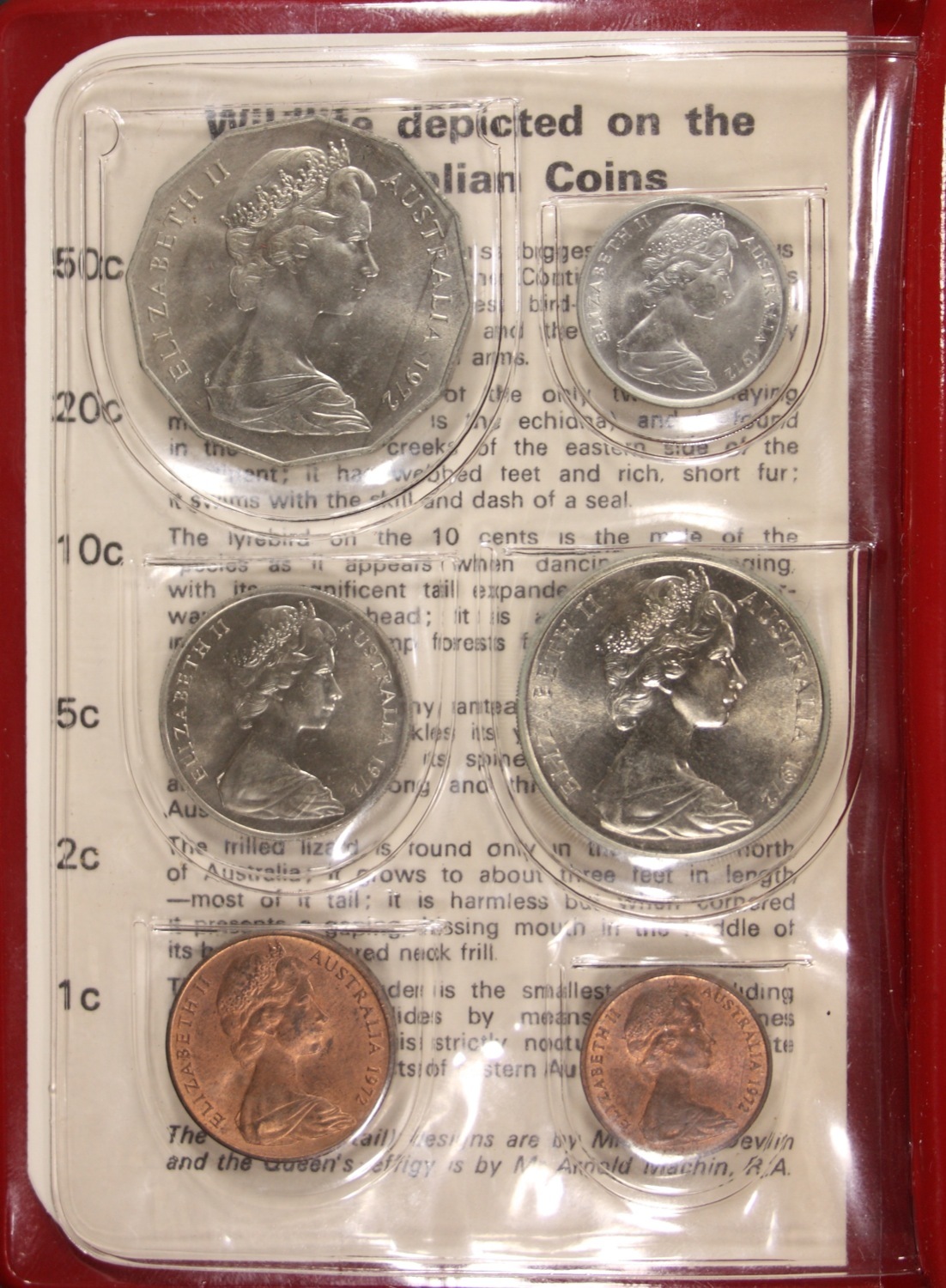 Australia 1972 Mint Uncirculated Coin Set product image