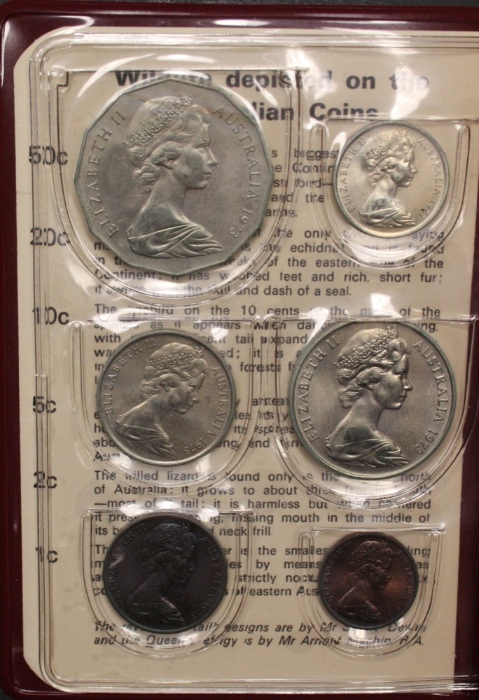 Australia 1973 Uncirculated Mint Coin Set product image