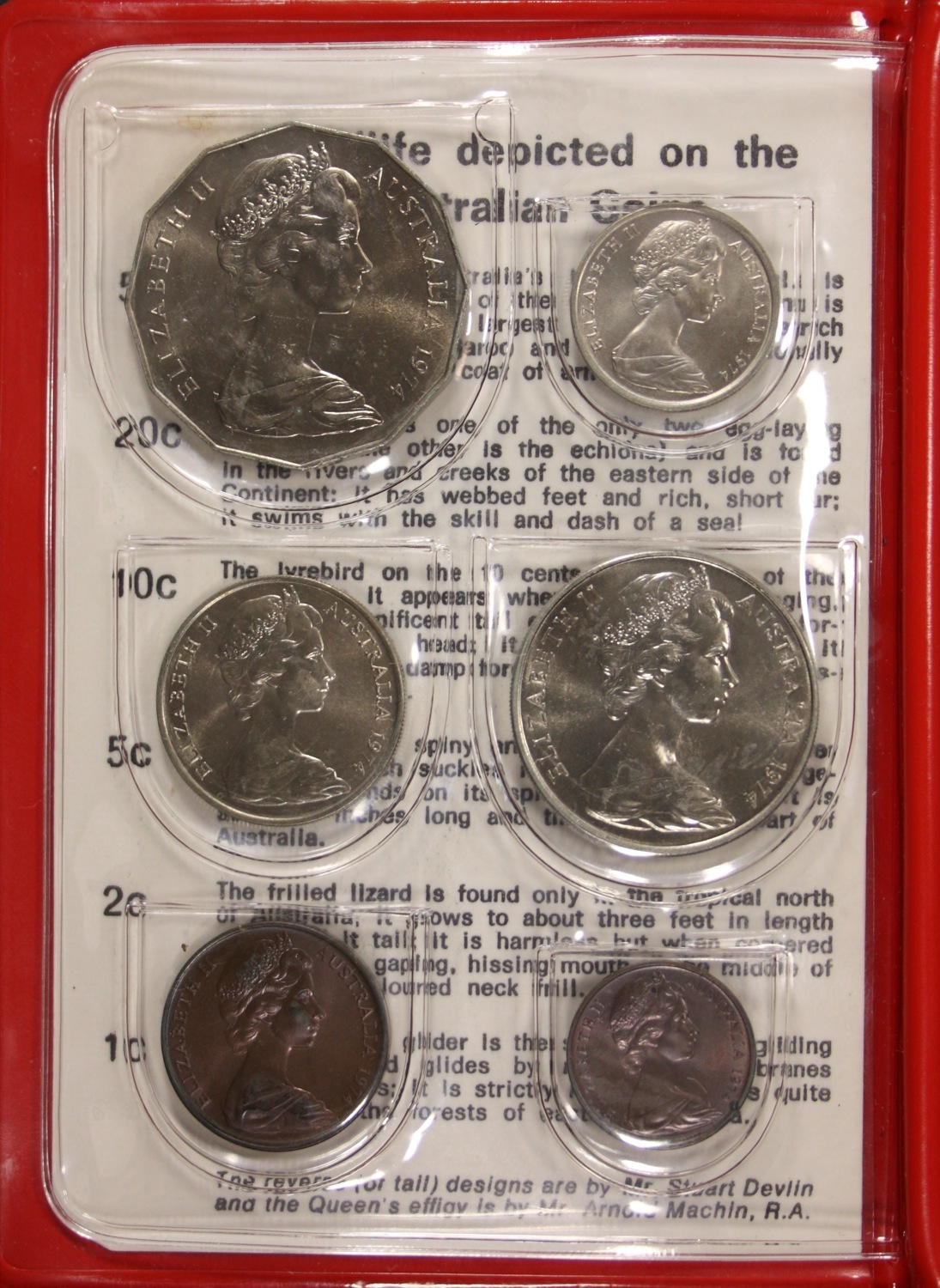 Australia 1974 Uncirculated Mint Coin Set product image