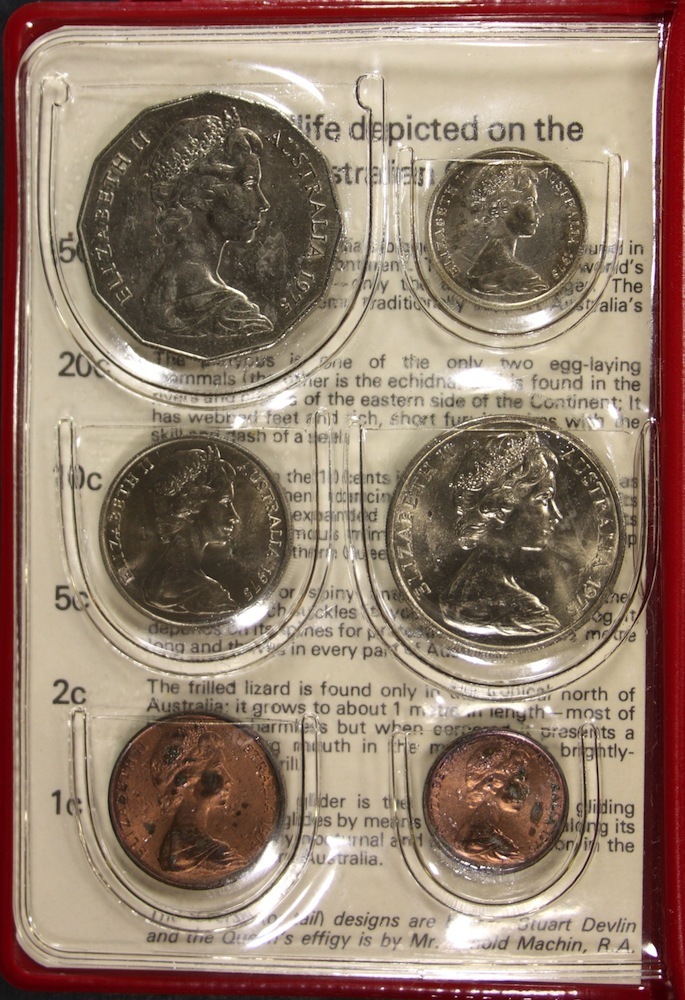 Australia 1975 Uncirculated Mint Coin Set product image
