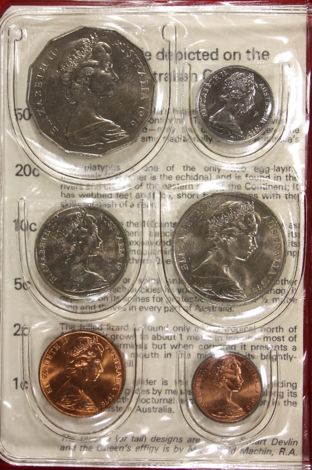 Australia 1976 Uncirculated Mint Coin Set product image