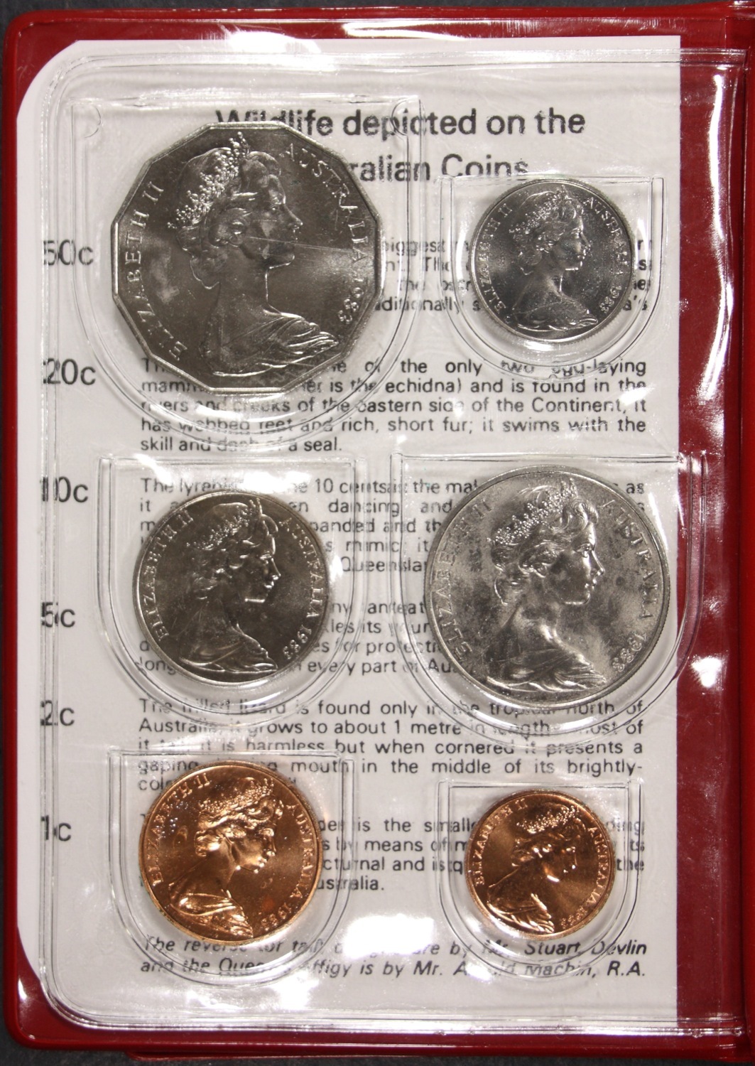 Australia 1983 Uncirculated Mint Coin Set product image