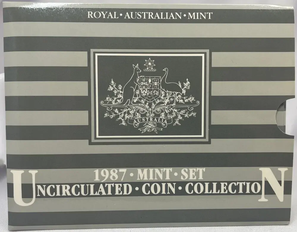 1987 Uncirculated Mint Coin Set product image