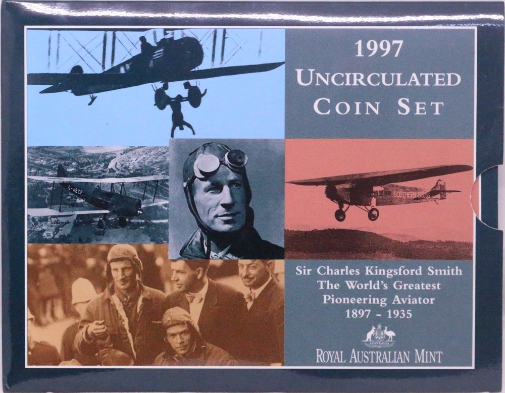 Australia 1997 Uncirculated Mint Coin Set Kingsford Smith product image