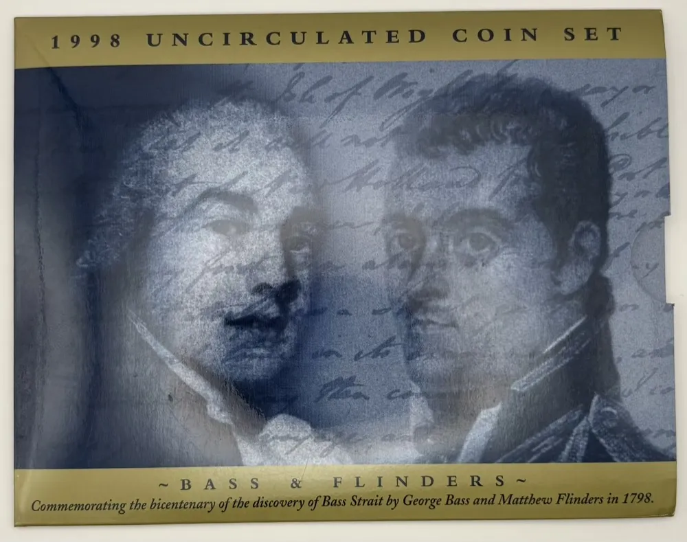 Australia 1998 Uncirculated Mint Coin Set Bass and Flinders product image