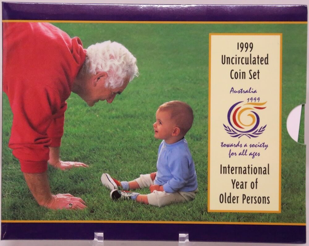 Australia 1999 Uncirculated Mint Coin Set Older Person product image