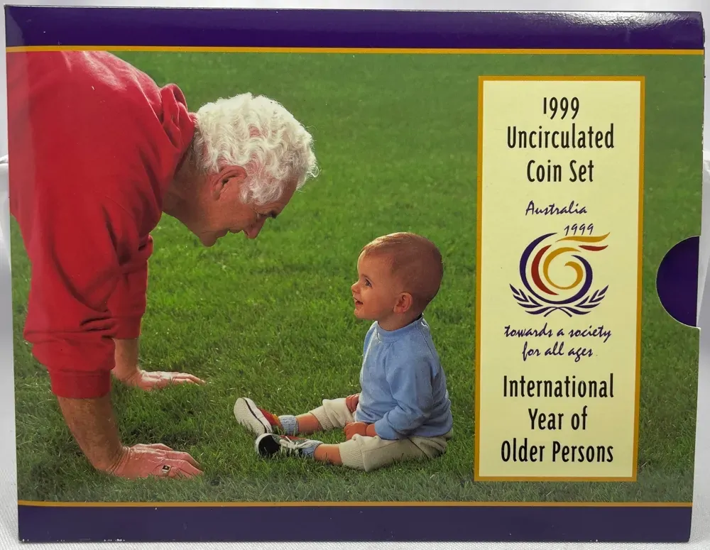1999 Uncirculated Mint Coin Set Older Person product image