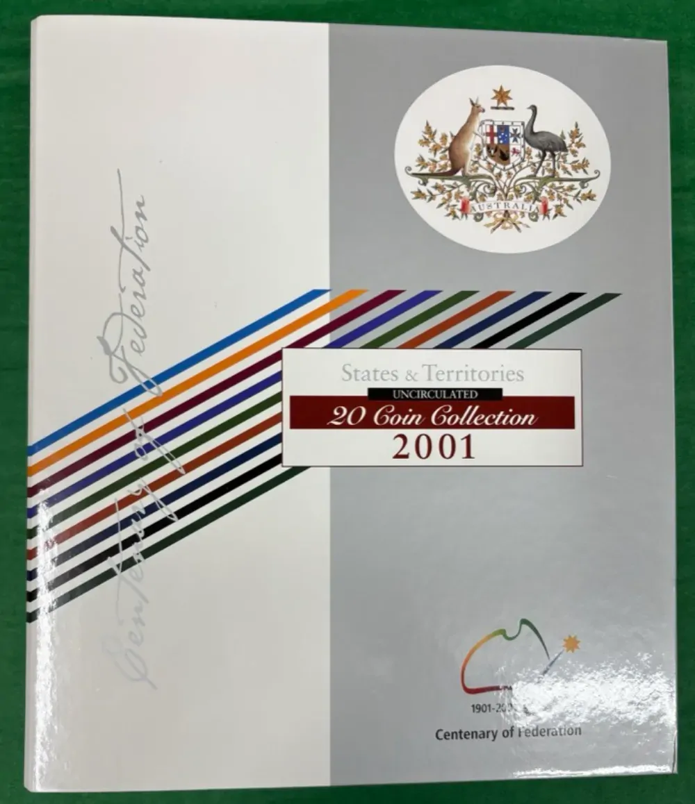 Australia 2001 20 Coin Uncirculated Mint Set Centenary of Federation product image