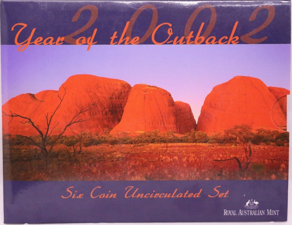 Australia 2002 Uncirculated Mint Coin Set Outback product image