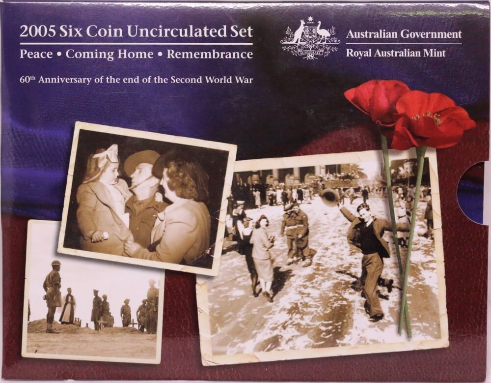 Australia 2005 Uncirculated Mint Coin Set WWII product image